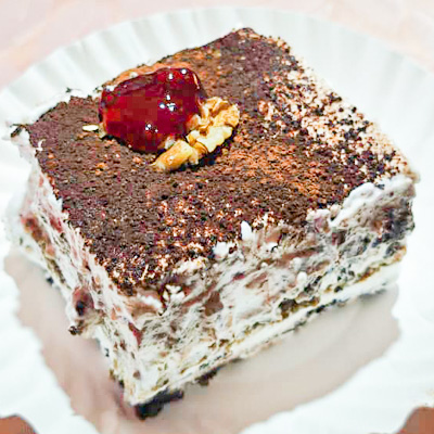 Black Forest Tiramisu - Fusion Dessert Mysore
