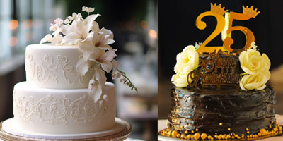 Elegant Wedding Cakes in Mysore - Multi-Tier Custom Designer Cakes